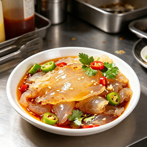 Chilled Jellyfish Salad: Crunchy Sesame Delight